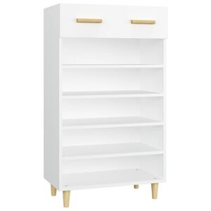 vidaXL Kenk&auml;kaappi valkoinen 60x35x105 cm tekninen puu