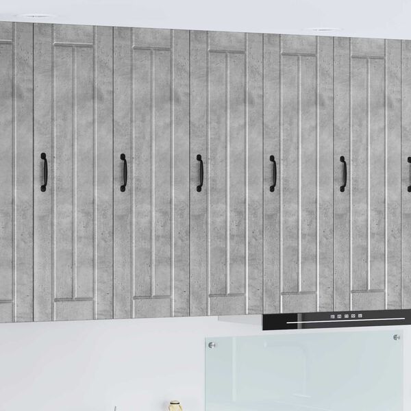 vidaXL Keitti&ouml;kaappi Betoni Harmaa 30 x 31 x 100 cm Tekninen puu