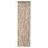 vidaXL Hyönteisverho beige ja tummanruskea 56x185 cm chenille