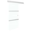vidaXL Liukuovi soft-stopeilla ESG-lasi ja alumiini 76x205 cm
