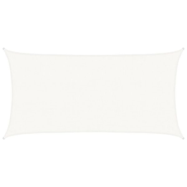 vidaXL Aurinkopurje 160 g/m&sup2; valkoinen 2x3,5 m HDPE