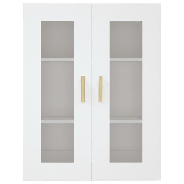 vidaXL Riippuva seinäkaappi valkoinen 69,5x34x90 cm