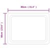 vidaXL Kylpyhuoneen LED-peili 60x80 cm