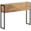 vidaXL Kukkalaatikko 90x20x68 cm karkea mangopuu