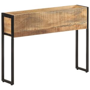 vidaXL Kukkalaatikko 90x20x68 cm karkea mangopuu