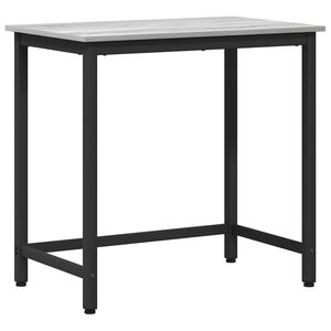 vidaXL P&ouml;yt&auml; Harmaa Sonoma 100 x 50 x 76,5 cm Kehitetty puu ja ter&auml;s