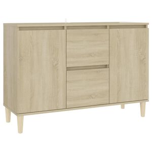 vidaXL Senkki Sonoma-tammi 101x35x70 cm tekninen puu