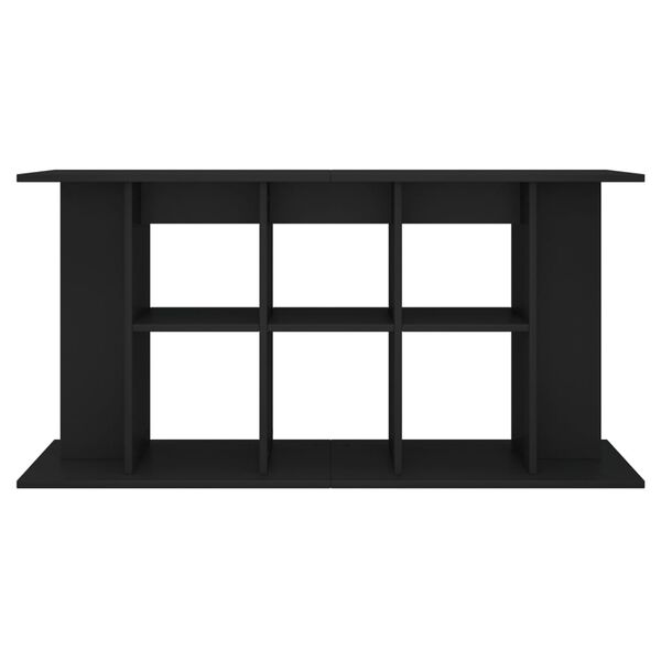 vidaXL Akvaarioteline musta 120x40x60 cm tekninen puu