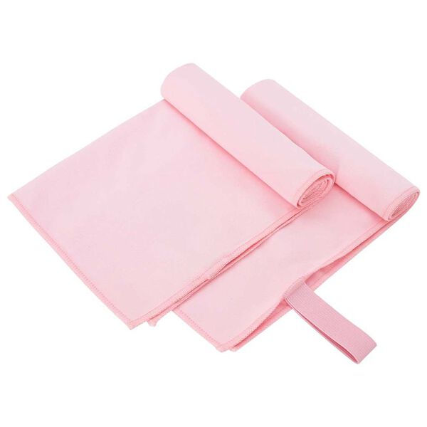 vidaXL Urheilupyyhkeet 2 pcs Pinkki 50 x 30 cm Polyesteri ja polyamidi