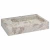 vidaXL Pesuallas harmaa 58x39x10 cm marmori