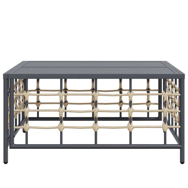 vidaXL Puutarhap&ouml;yt&auml; antrasiitti 70x70x34 cm polyrottinki