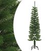 vidaXL Ohut tekojoulukuusi jalustalla 150 cm PE