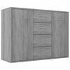 vidaXL Senkki harmaa Sonoma 88x30x65 cm tekninen puu