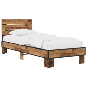 vidaXL S&auml;ngyn runko p&auml;&auml;dyll&auml; Vanha puu 80 x 200 cm Tekninen puu