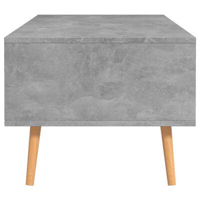 vidaXL Sohvapöytä betoninharmaa 100x49,5x43 cm lastulevy