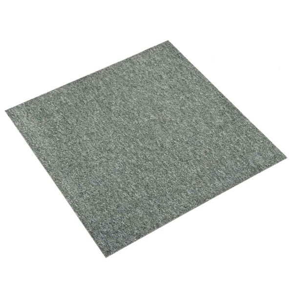 vidaXL Matto 20 pcs Vihre&auml; 50 x 50 cm 100% polypropeeni