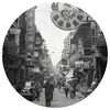 WallArt Tapetti ympyr&auml; Hong Kong the Old Days 190 cm