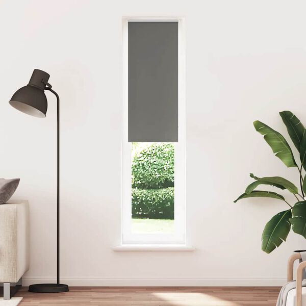 vidaXL Rullaverho Blackout harmaa 40x210 cm Kankaan leveys 35,7 cm