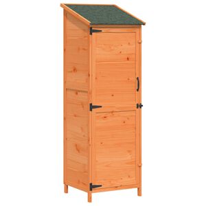 vidaXL Puutarhasuoja Ruskea 59,5 x 56 x 176,5 cm Tekninen puu