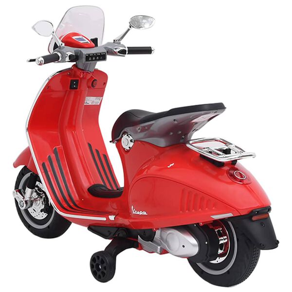 vidaXL Sähkömoottoripyörä lapsille Vespa GTS300 punainen