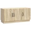 vidaXL TV-kaappi Sonoma-tammi 99 x 34,5 x 47 cm Tekninen puu