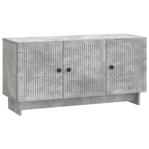 vidaXL TV-kaappi 99 x 34,5 x 50 cm Betoninharmaa Tekninen puu