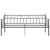 vidaXL Sohvasängyn runko musta metalli 90x200 cm