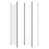 vidaXL 4-paneelinen Tilanjakaja valkoinen 200x220 cm kangas