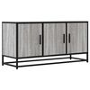 vidaXL TV-taso harmaa Sonoma 100x35x50 cm tekninen puu ja metalli