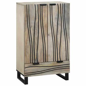 vidaXL Media-s&auml;ilytyskaapit ja hyllyt Valkoinen ja musta