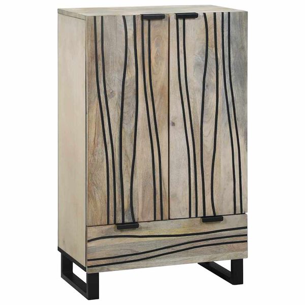 vidaXL Media-s&auml;ilytyskaapit ja hyllyt Valkoinen ja musta