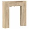 vidaXL Takan kehys Sonoma 102 x 20 x 102 cm Tekninen puu