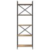 vidaXL Kirjahylly Artisan tammi 56 x 34 x 171 cm Tekninen puu