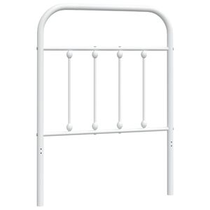 vidaXL Metallinen vaihtop&auml;&auml;ty valkoinen 75 cm