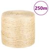 vidaXL K&ouml;ysi 100% Sisal 4 mm 250 m