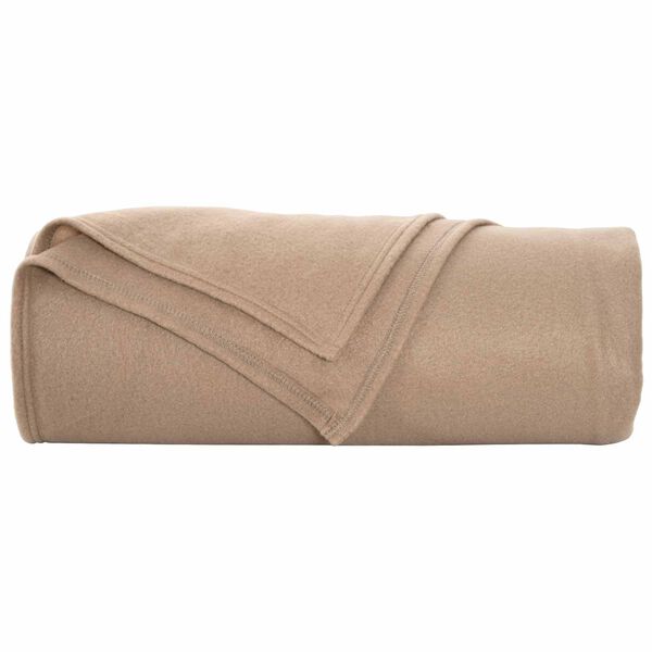 vidaXL Heittoviltti Camel 210 x 140 cm Fleese