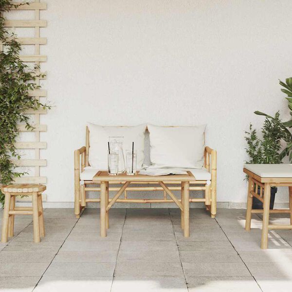 vidaXL Sohvap&ouml;yt&auml; Ruskea 70 x 40 x 36 cm Bambu