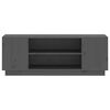 vidaXL TV-taso harmaa 110x35x40,5 cm täysi mänty