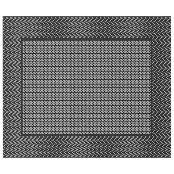 vidaXL Ulkok&auml;ytt&ouml;&ouml;n tarkoitettu matto ARAKIL Musta ja harmaa