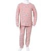 Lasten pitkähihainen pyjama vaaleanpunainen 104