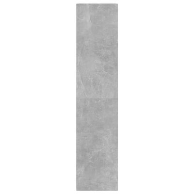 vidaXL Kirjahylly/tilanjakaja betoninharmaa 40x30x135 cm
