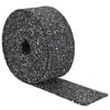 vidaXL Kumin granulaatti rulla Musta 200 x 10 x 1 cm Kumi