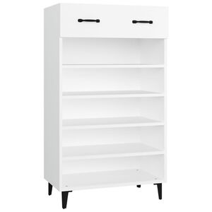 vidaXL Kenk&auml;kaappi valkoinen 60x35x105 cm tekninen puu