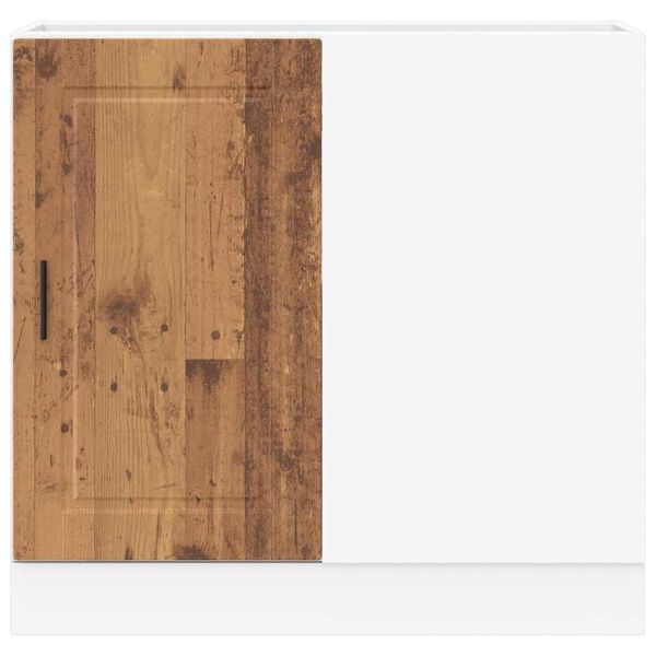 vidaXL Keitti&ouml;n pohjakaapp Porto vanhaa puuta suunniteltu puu