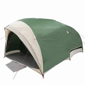 vidaXL Tunneliteltta 6 hengelle Vedenpit&auml;v&auml; Vihre&auml; taffeta