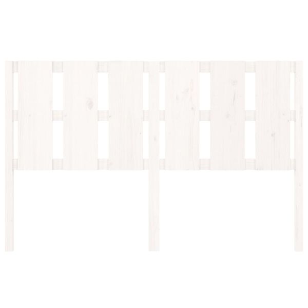 vidaXL S&auml;ngynp&auml;&auml;ty valkoinen 155,5x4x100 cm t&auml;ysi m&auml;nty