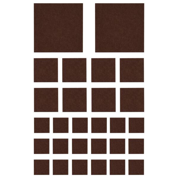 vidaXL Huopa lattiansuojat 72 kpl