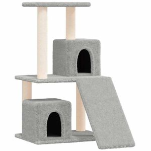 vidaXL Kissan kiipeilypuu sisal- raapimispylv&auml;ill&auml; vaaleanharm. 82 cm