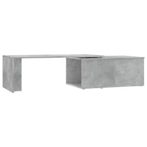 vidaXL Sohvap&ouml;yt&auml; betoninharmaa 150x50x35 cm lastulevy