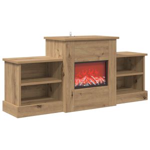 vidaXL S&auml;hk&ouml;takka Artisaanitammi 110 x 30 x 50 cm Tekninen puu